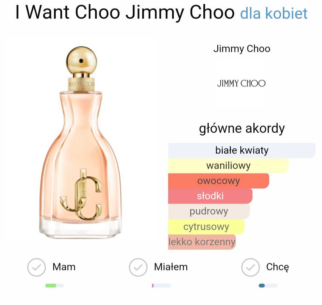 Jimmy Choo I want choo 60ml nowe!