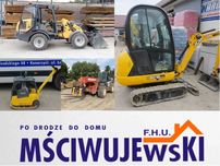 WYNAJEM SPRZĘTU BUDOWLANEGO - Koparki, zwyżki, agregaty, sprzęt lekki