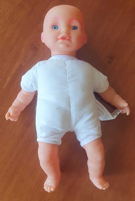Lalka bobas 31 cm materiał + plastik