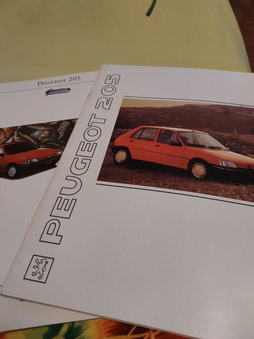 Prospekty Peugeot 205