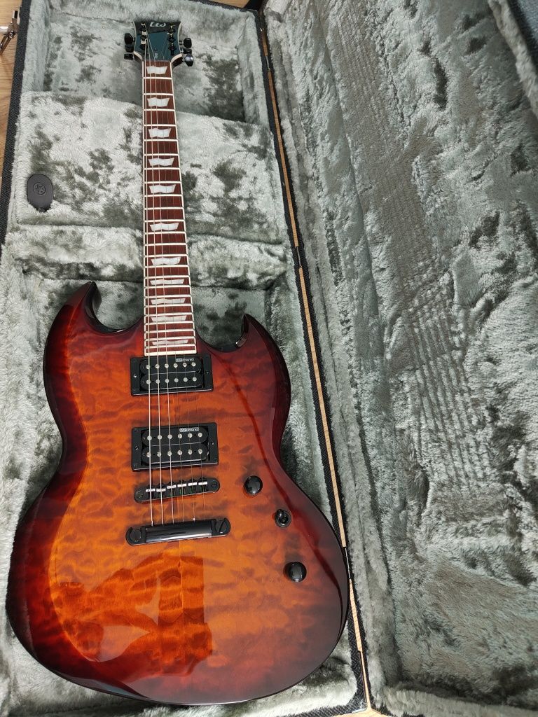ESP Ltd Viper-256 DBSB Dark Brown Sunburst