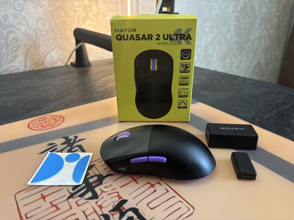 Продам игрову мишку HATOR Quasar 2 Ultra 4K wireless