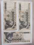 Banknot 2000 3 sztuki AS BB BE