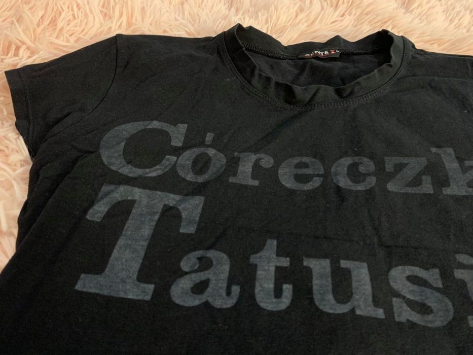 T-shirt / koszulka z krótkim rękawem z napisem Córeczka Tatusia - HIT!
