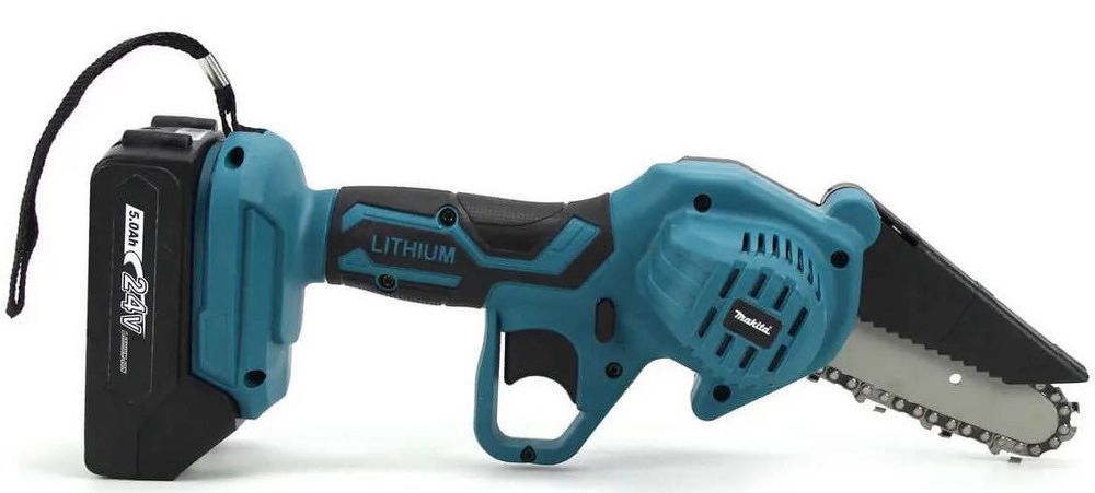 Makita мини пила аккумуляторная DUC 150Z 24V 5Ah шина 100 мм веткорез