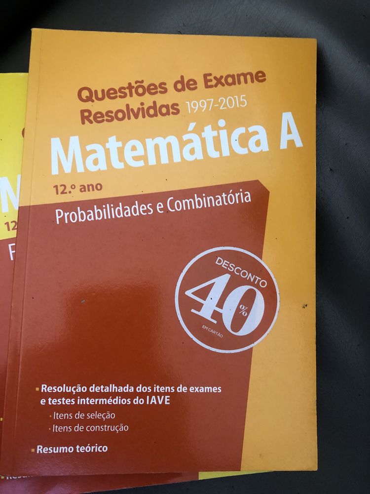 Livros de 11 ano e 12 ano e preparacao se exames