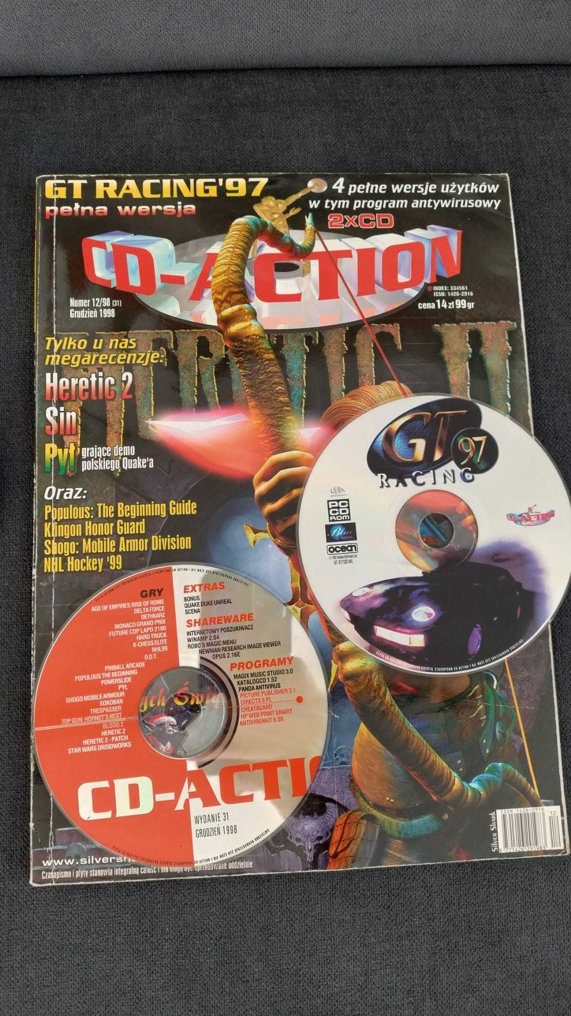 CD-Action 10, 11, 12 / 1998 (gazeta+płyty)
