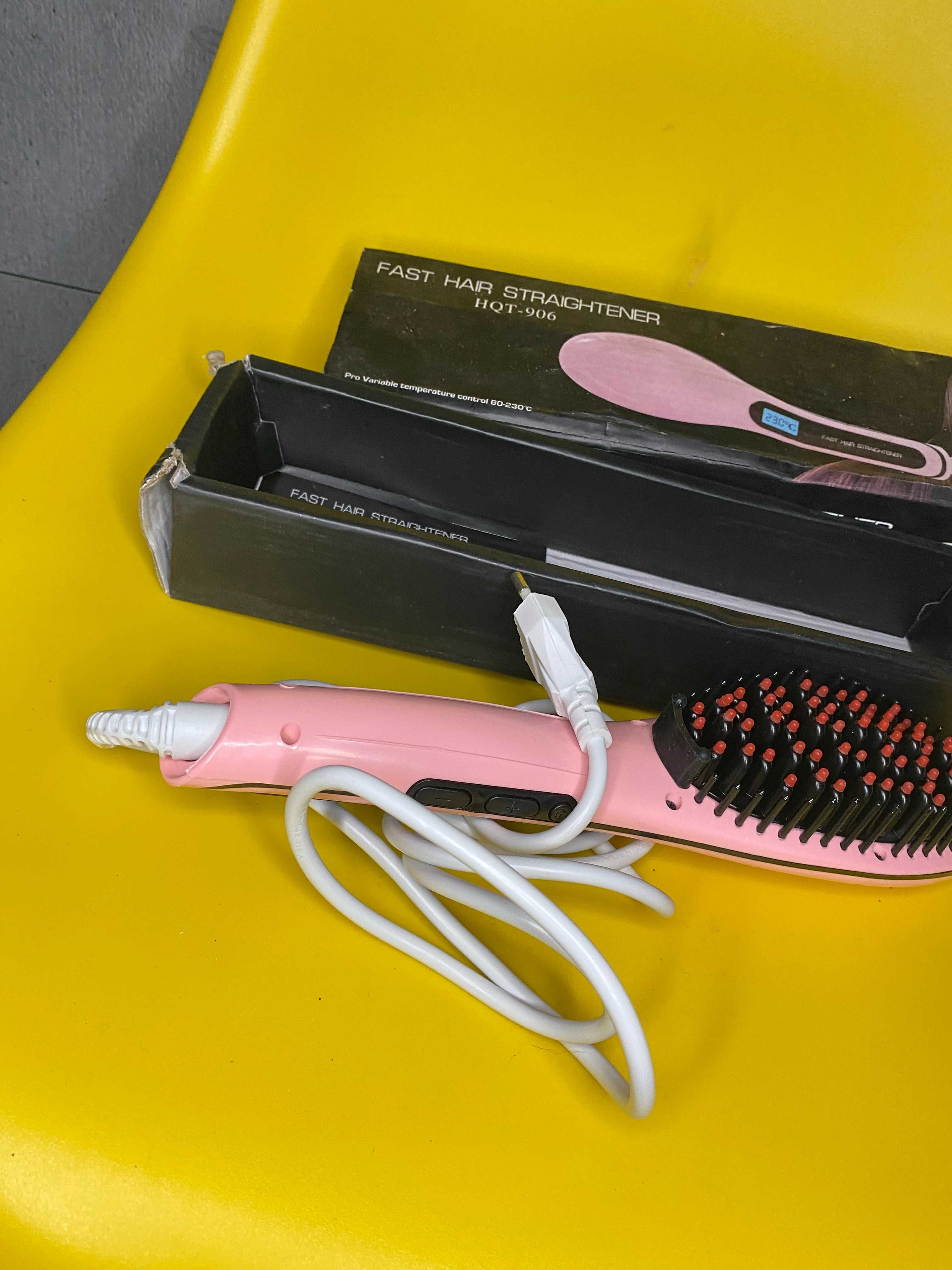 Електрична гребінець-випрямляч Fast Hair Straightener HQT-906