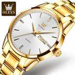 Zegarek męski złoty do garnituru 39mm klasyczny bransoleta box nowy