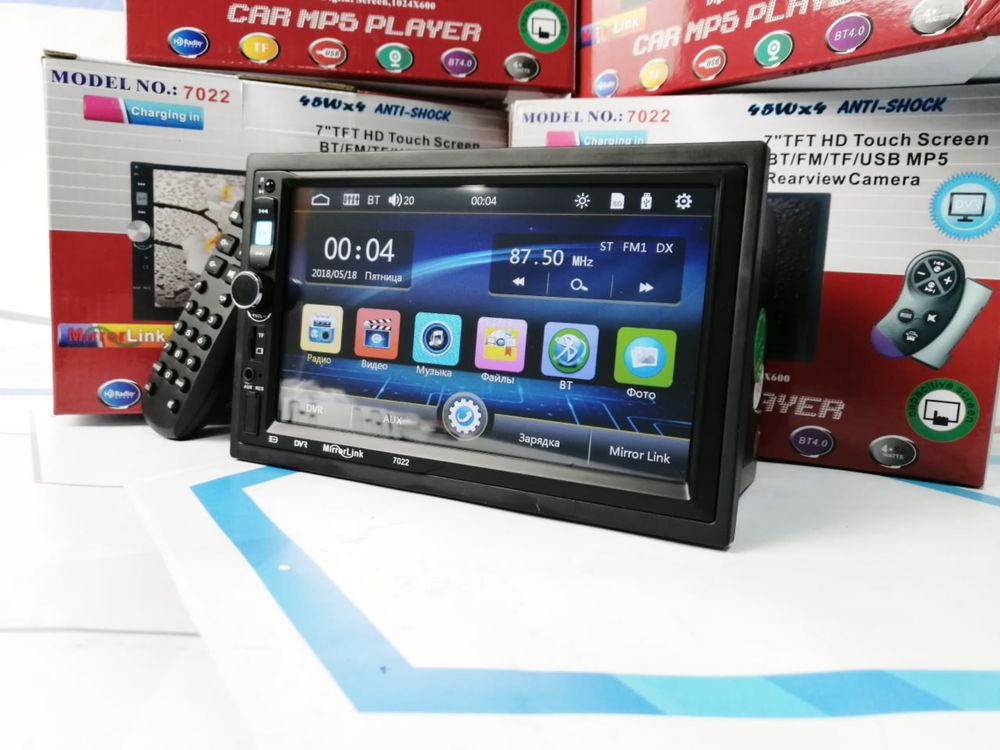 Автомагнитола Pioneer 7022С, Bluetooth, TF, USB! MirrorLink, 7дюймов