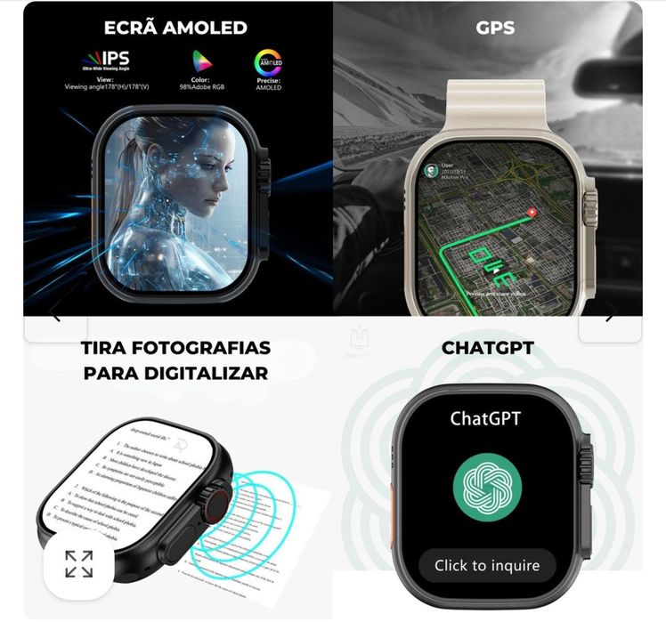 Smartwatch digital Avenue ultra 5G