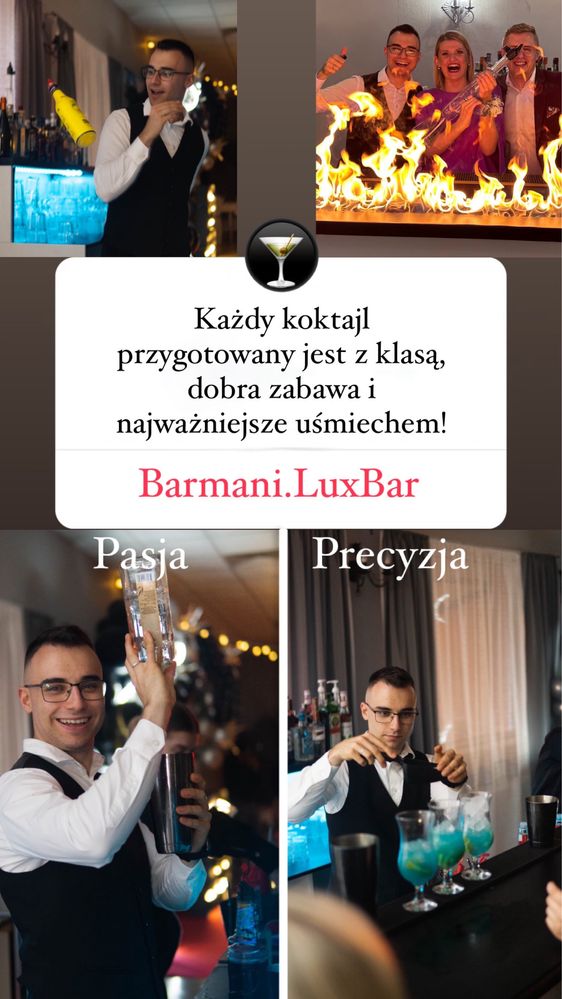 Premium Barman / na wesele / mobilny bar / Mobilne uslugi barmańskie