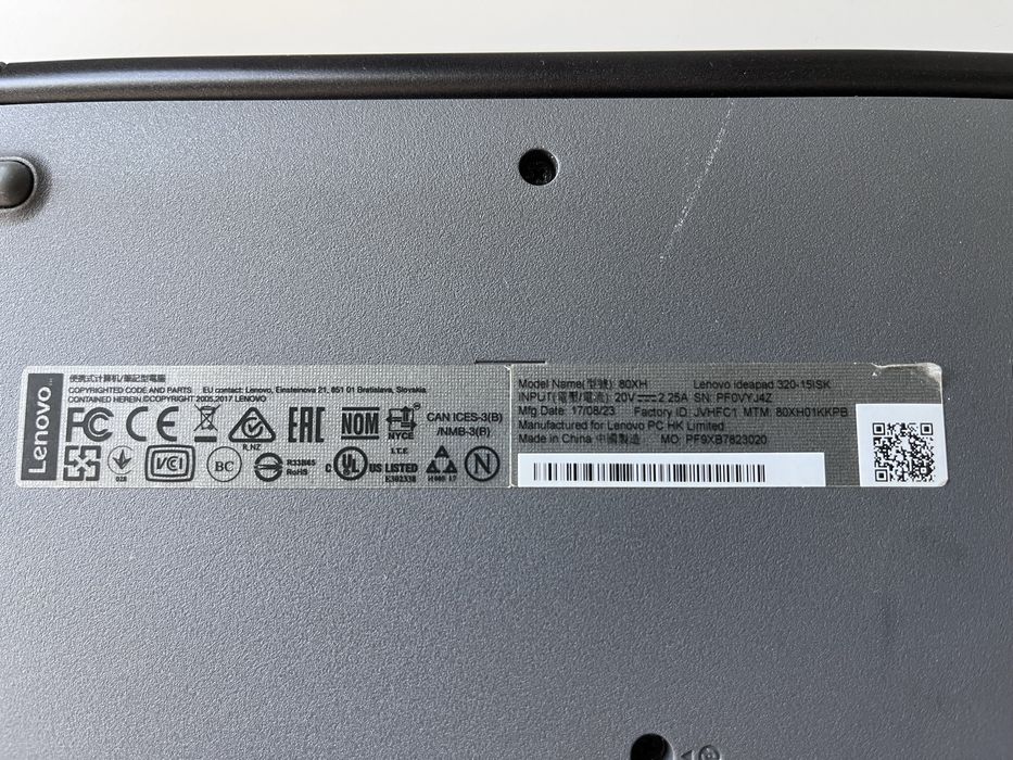 Laptop Lenovo Ideapad 320
