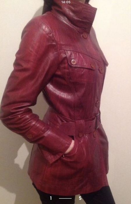 Куртка кожаная, пиджак. Размер 42