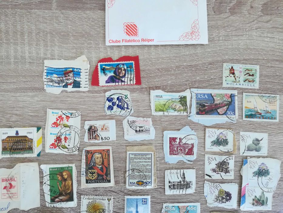 Colecção de 150 Selos - vários países, dos anos 60/70/80/90