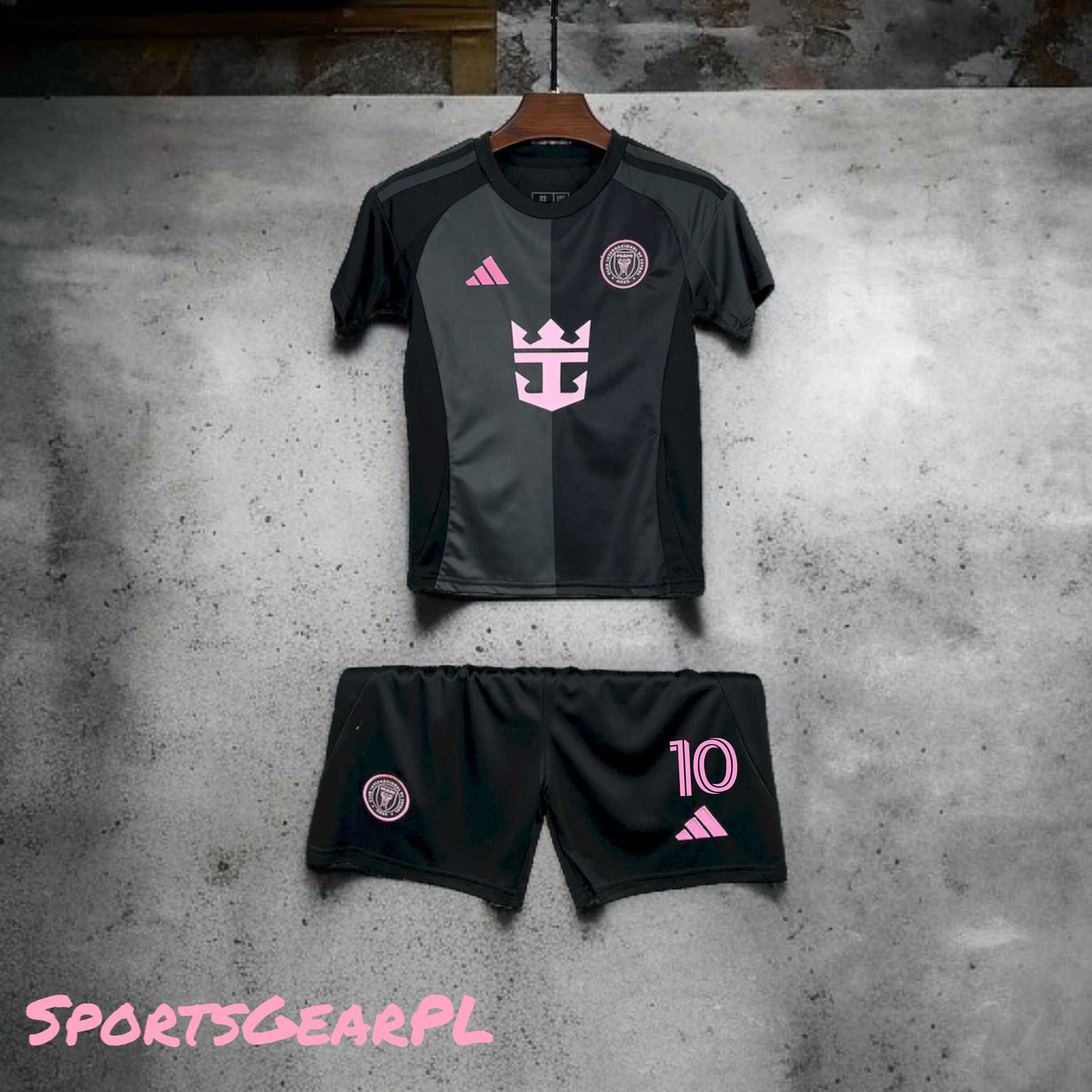 NOWOŚĆ! Leo MESSI #10 Inter Miami 25/26 Komplet Wyjazd RÓŻNE ROZMIARY