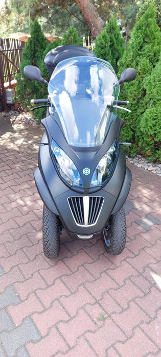 Piaggio Mp3 400 L5e ba kat. B! 2009 ROK kufer czarny matt