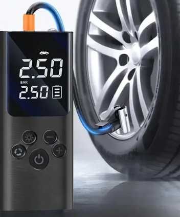 Автомобильный компрессор  портативный с  монитором 12 В