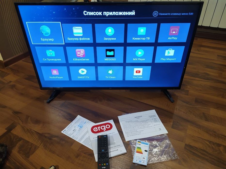 Продам телевизор Ergo 40