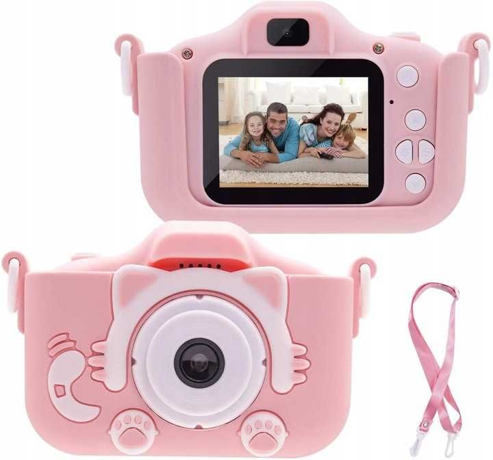 Aparat Cyfrowy dla Dzieci Dziecka Fotograficzny Kotek