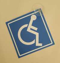 Таблички "Инвалид" набор 2шт на стекло внутренние