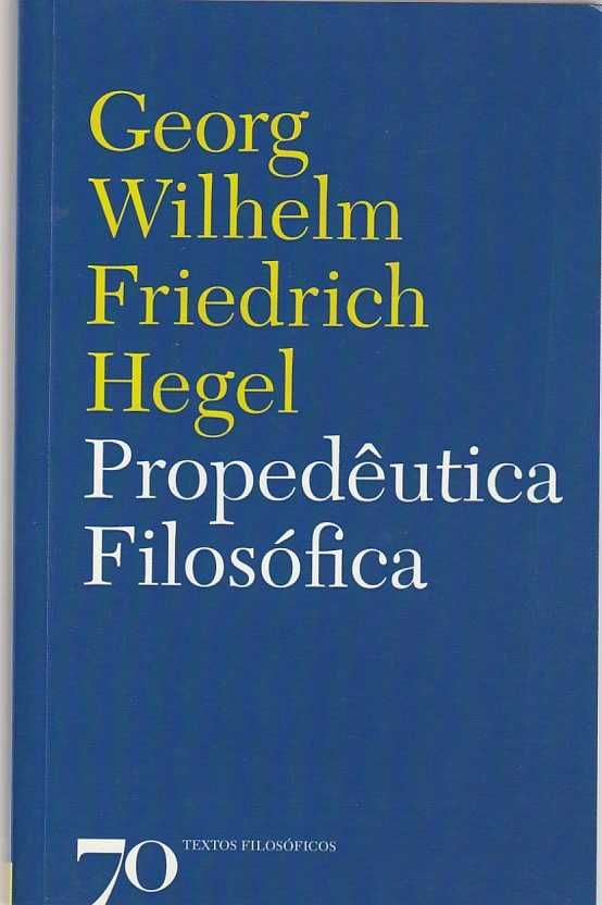 Propedêutica filosófica-Hegel-Edições 70