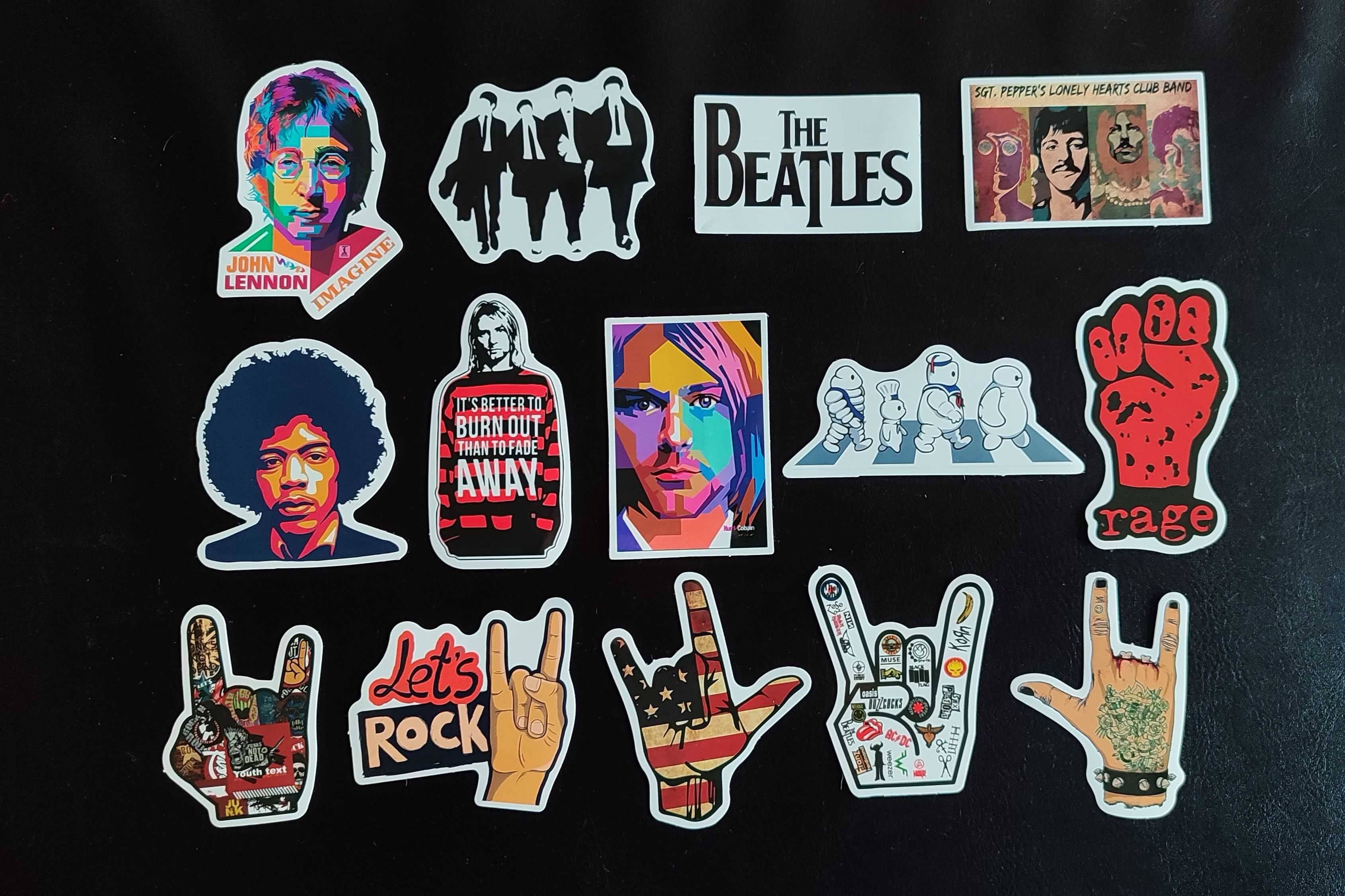 Rock 'n' Roll: autocolantes, stickers, adesivos