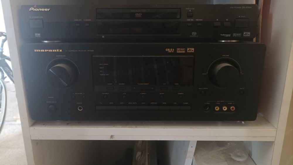 aparelho de som e dvd