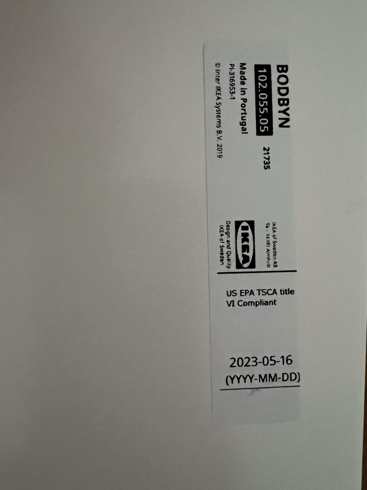 Ikea Bobdyn kremowy front szafki 60x40