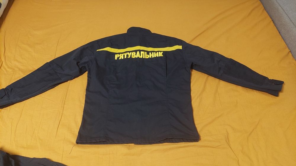 Костюм форма рятувальник дснс робоча рятівник повсякденний штани футбо