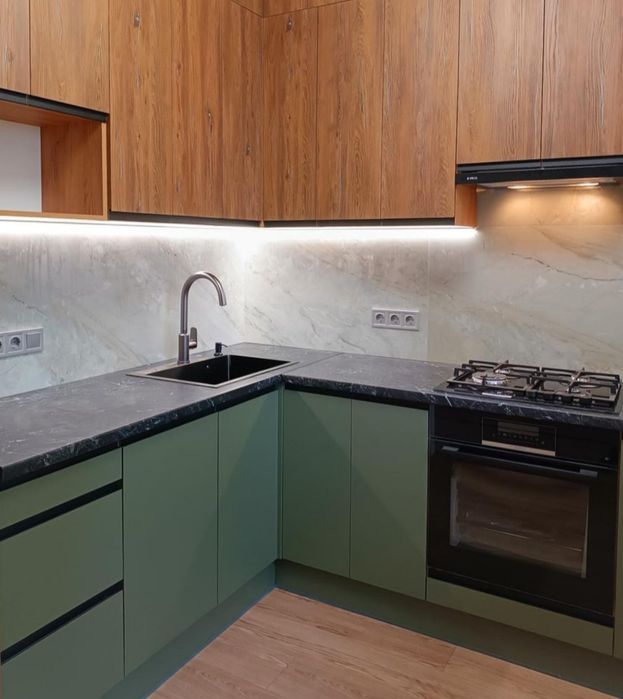 Акция! Новинка кухня без ручек.