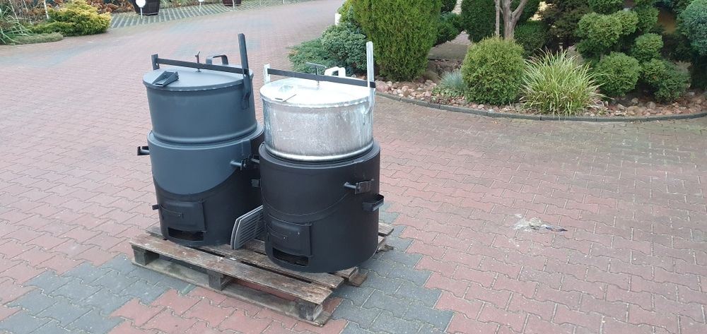 Parnik węglowy malowany, ocynkowany Nowy.