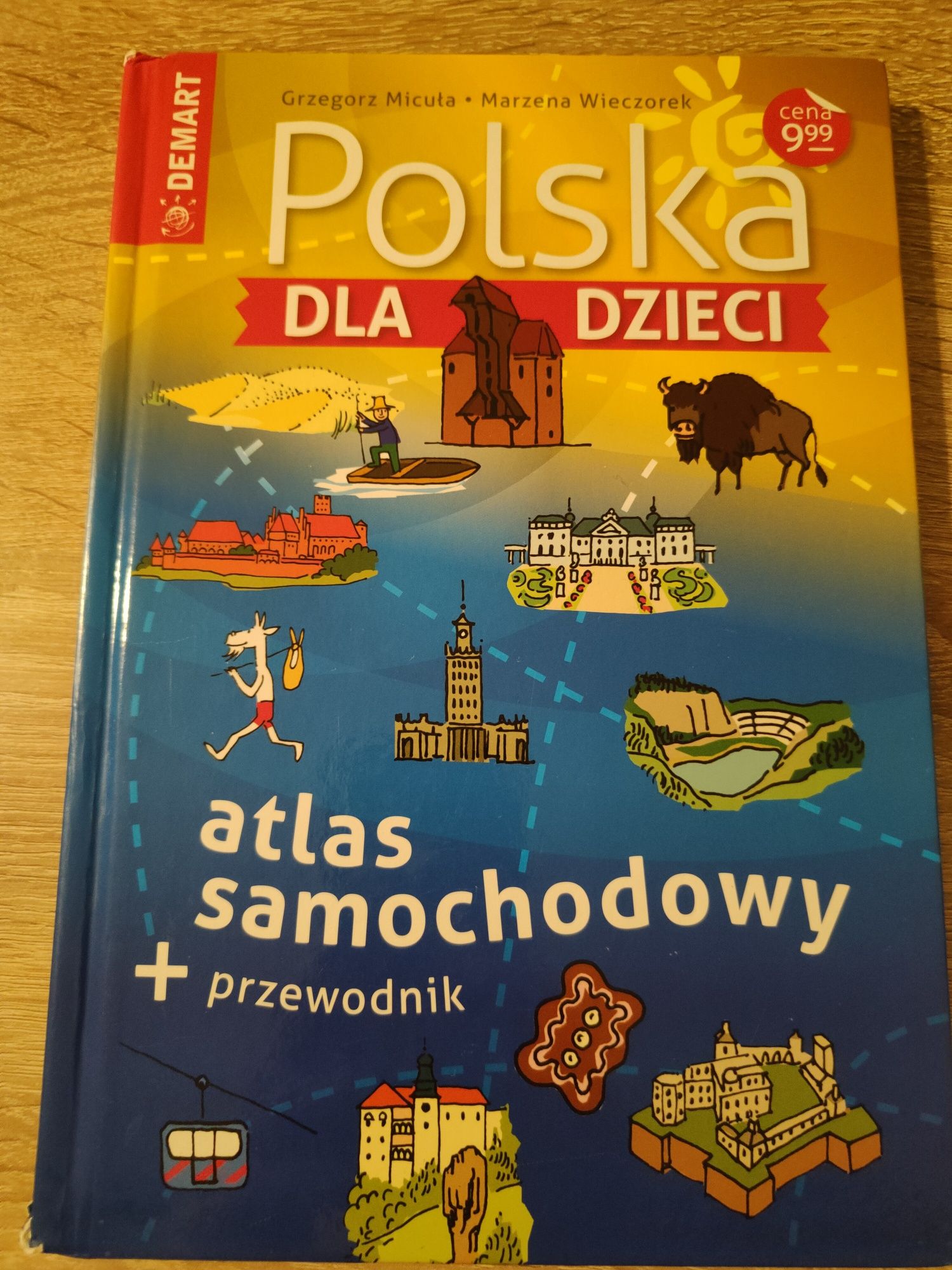 Polska dla dzieci atlas samochodowy