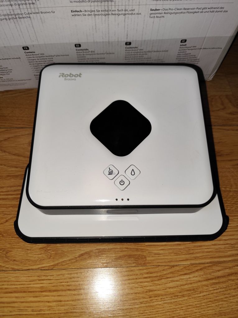 Robot iRobot BRAAVA 390T biały mopujący na mokro i sucho