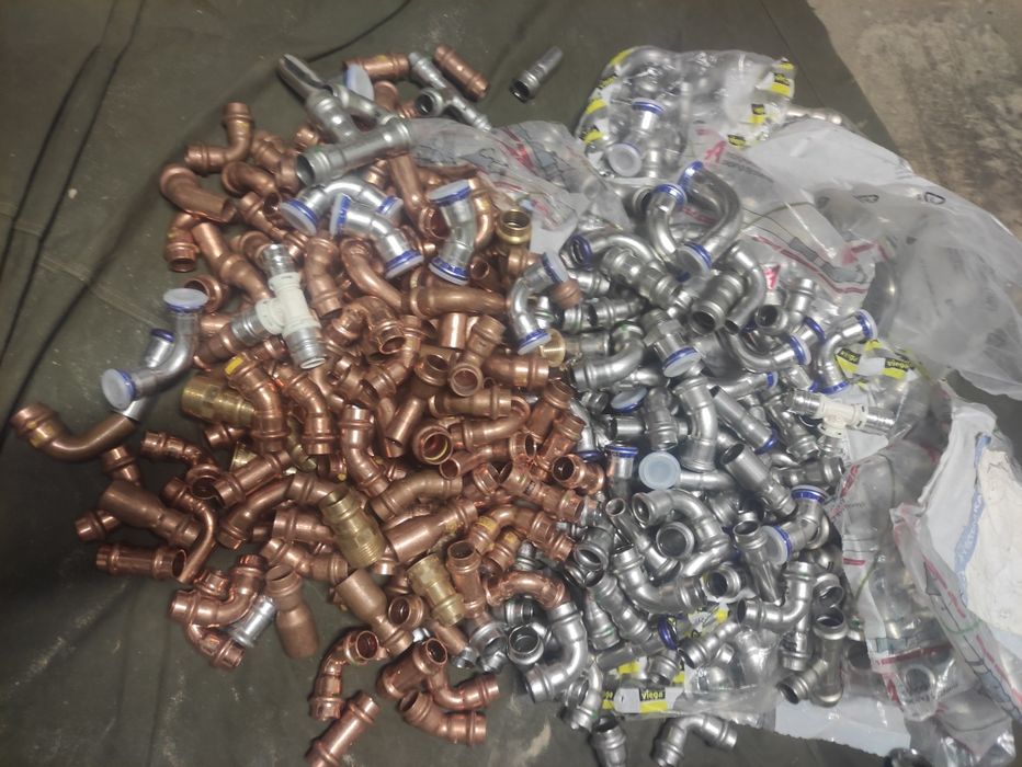 Viega inox miedź viega Geberit edelstahl kształtki zaciskane