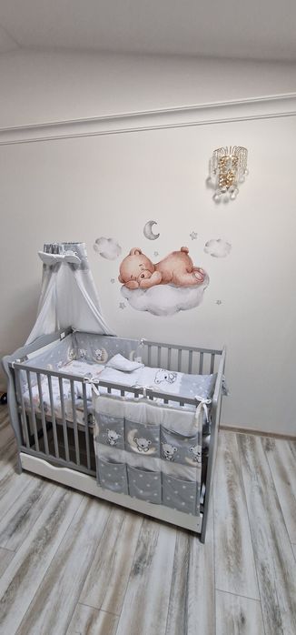 Łóżeczko dziecięce z motywem Misia dostępne 1 sztuka NOWE