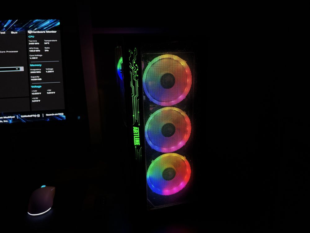 Ігровий 6(12)Ядер RTX 2060 16GB DDR4 SSD HDD Ryzen 5 ПК компʼютер