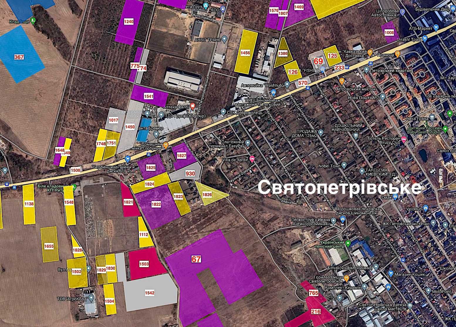 Продаж комерційної супер ділянки за 5 км від Києва, Святопетрівське