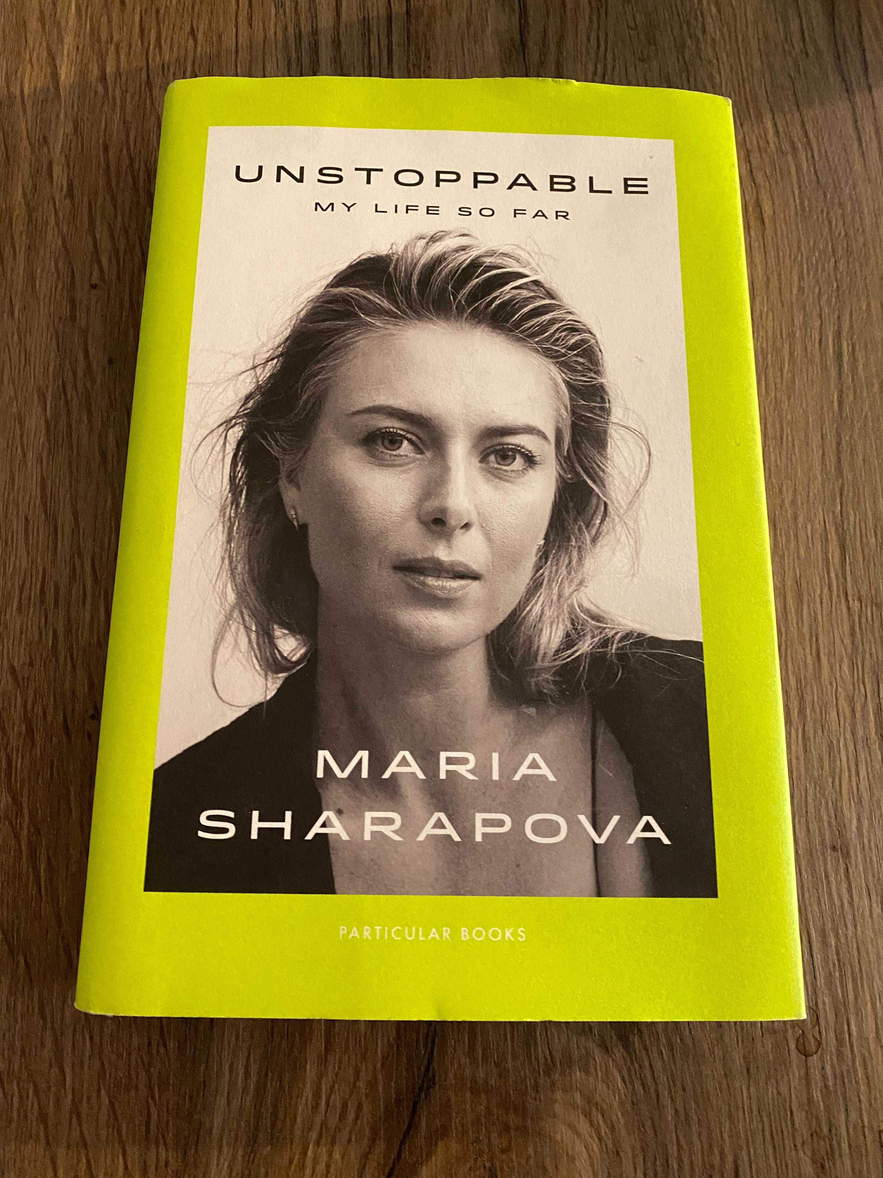 Książka Maria Szarapowa Unstoppable (Niepowstrzymana) ang