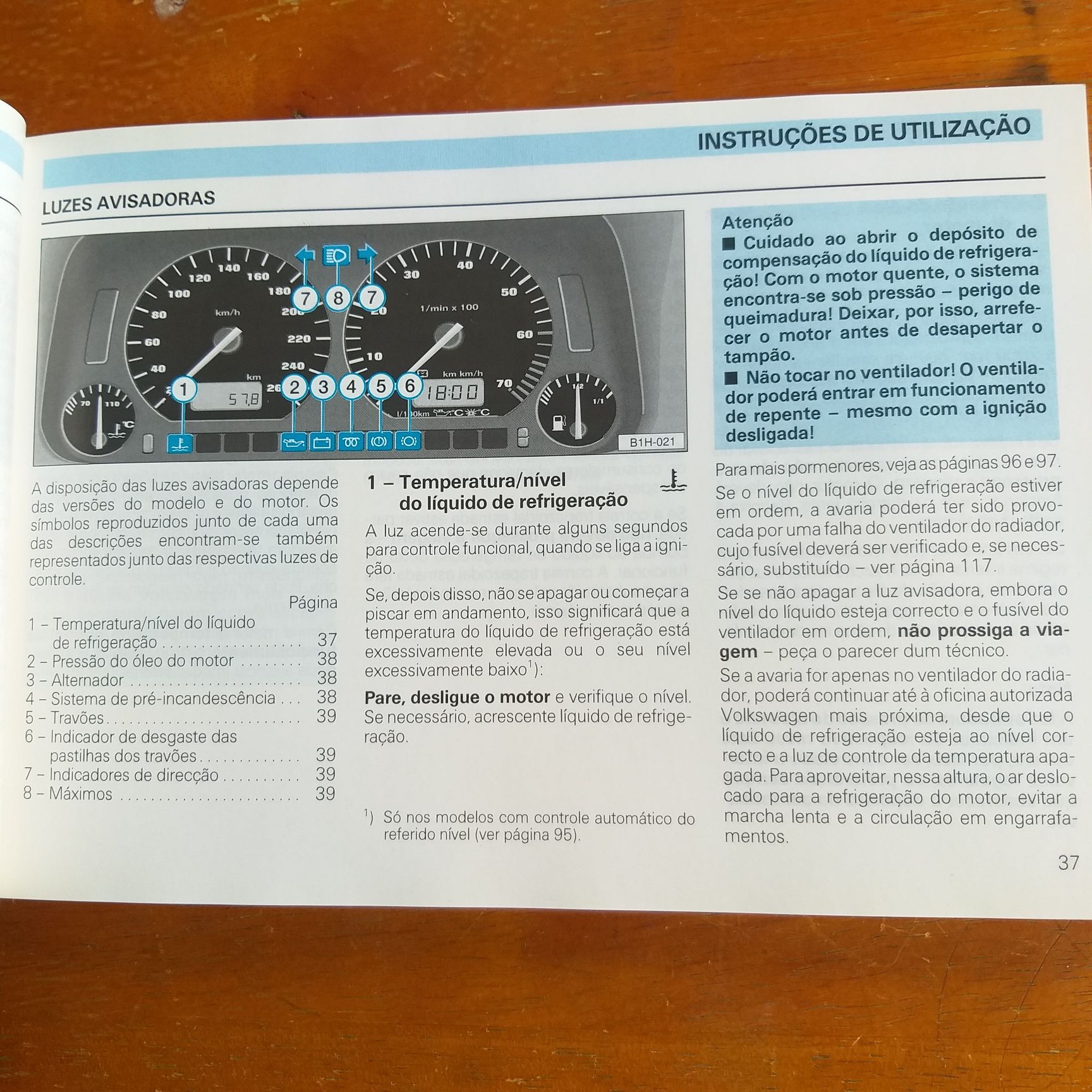 Manual de instruções para VW Vento