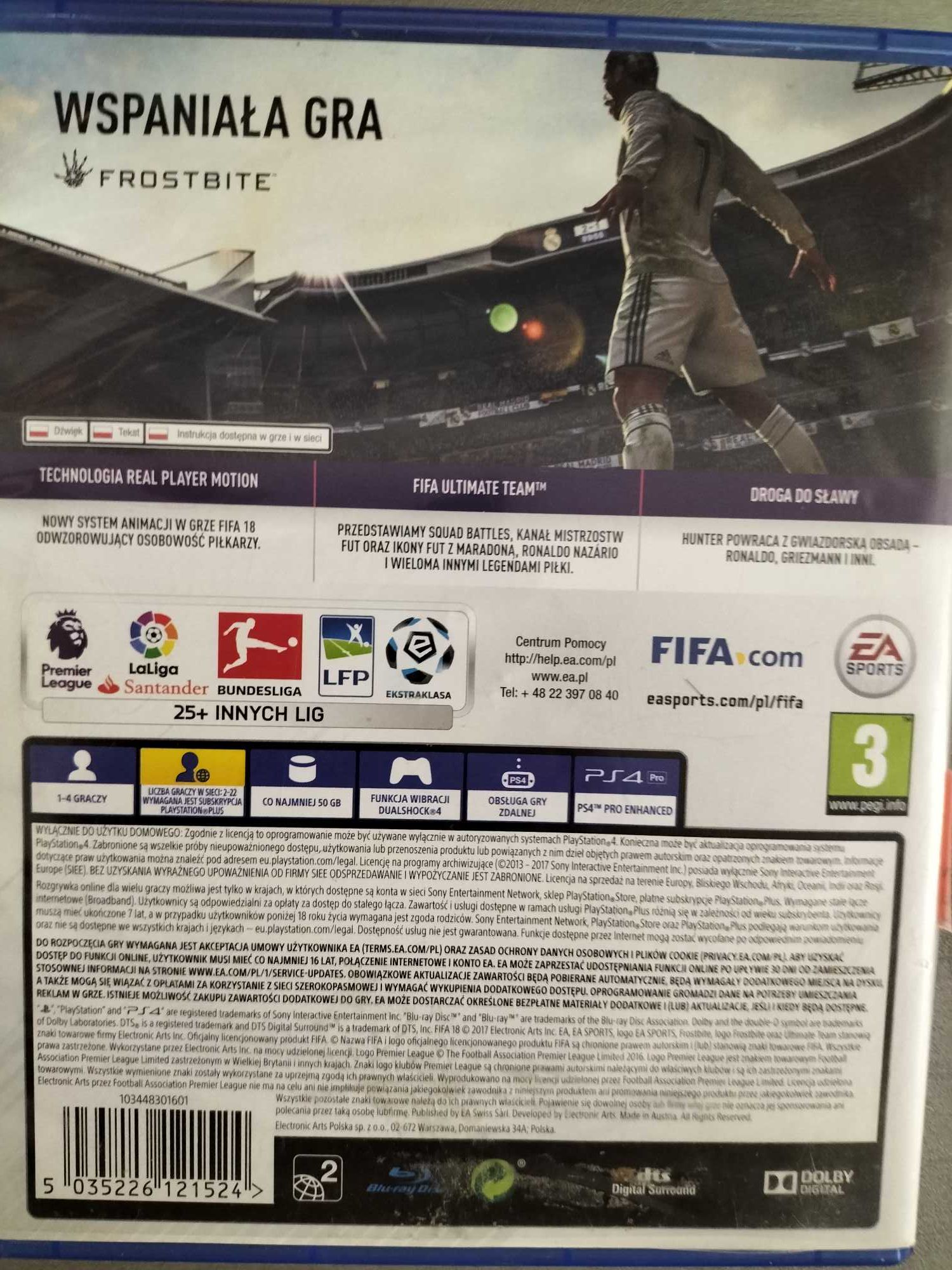 FIFA 18 PlayStation 4 PS4