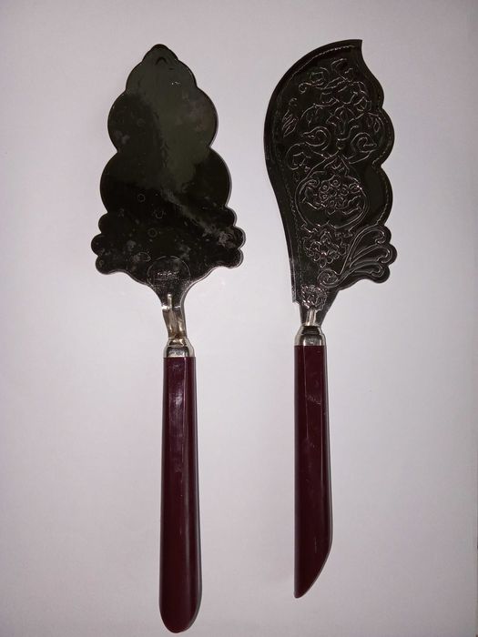 Мельхиор Наборі до торта лопатка ножик СССР радянських аналог срібло