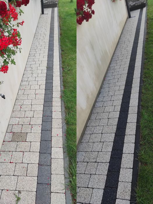 Mycie kostki brukowej, elewacji, dachu Warszawa i okolice