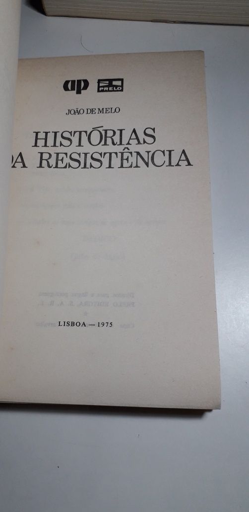 Histórias da Resistência - João de Melo (1975)