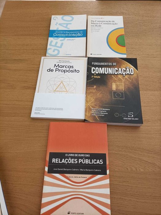 Pack 5 livros de comunicação