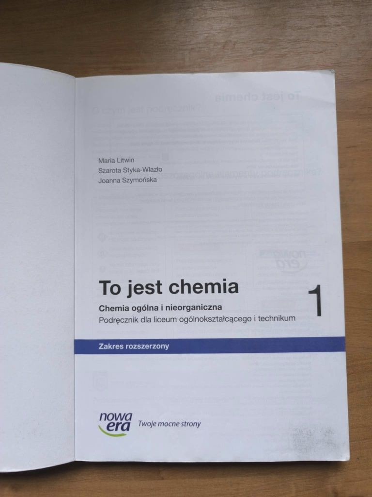 To jest chemia 1