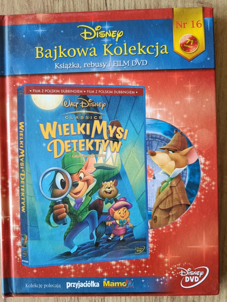 Wielki Musi Detektyw, Bajkowa Kolekcja nr 16, książka, rebusy, DVD