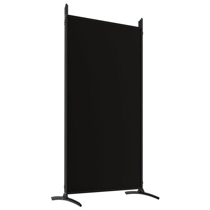 Parawan 5-Panelowy Czarny 433x180 cm