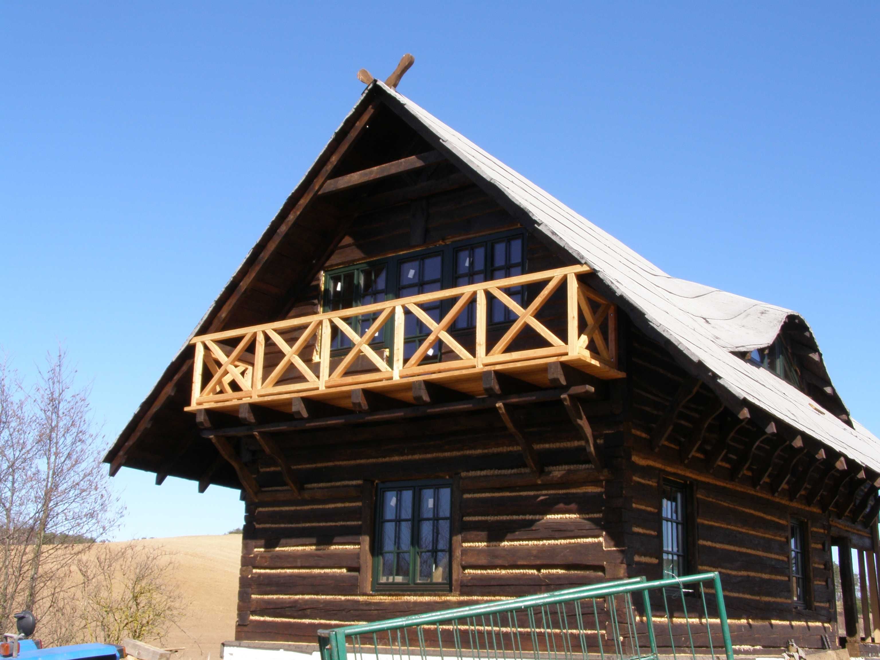 balustrada drewniana
