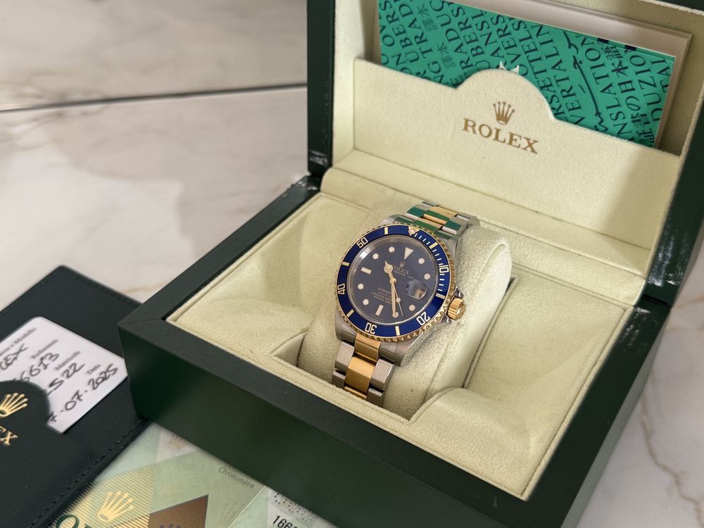 Rolex Submariner 16613 Bluesy Full Set 2004